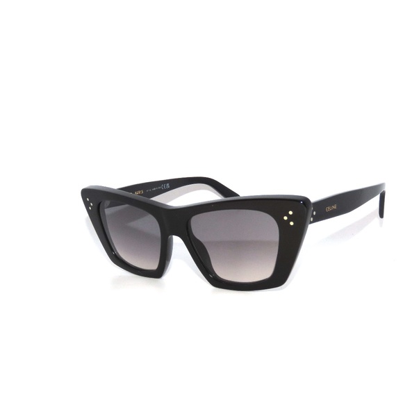 Celine CL40187I 01F 51 Black Grey Smoke  Gradient Sunglasses 40187I - Picture 1 of 7